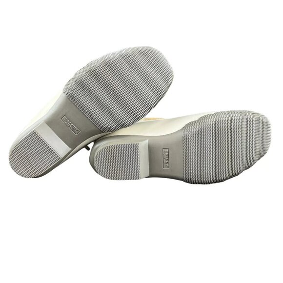 Sperry Top-Sider Saltwater Plaid Ivory Duck Boots Women's Sizes 5.5 - 11 M - Picture 9 of 9